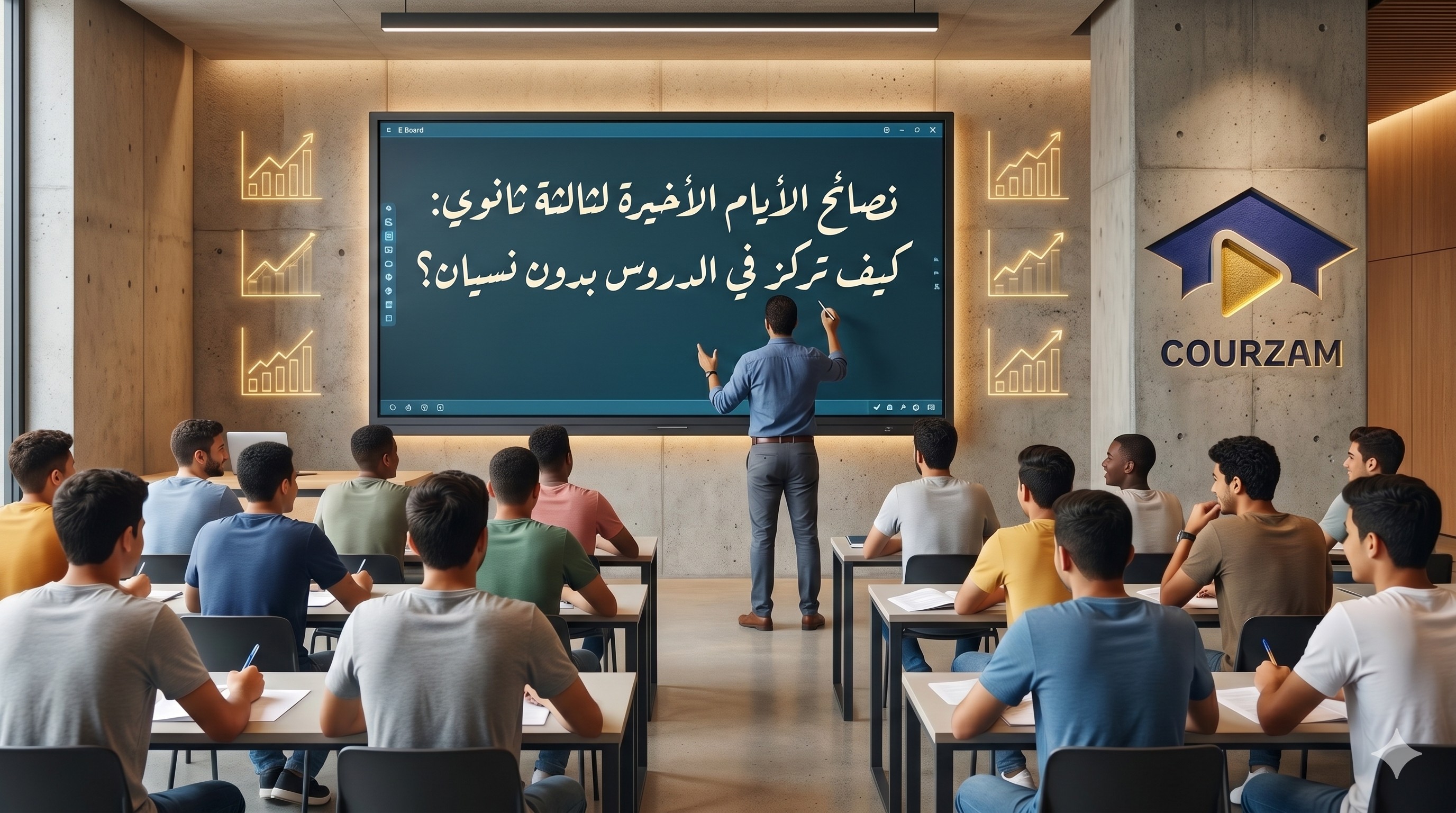 نصائح الأيام الأخيرة لثالثة ثانوي: كيف تركز في الدروس بدون نسيان؟