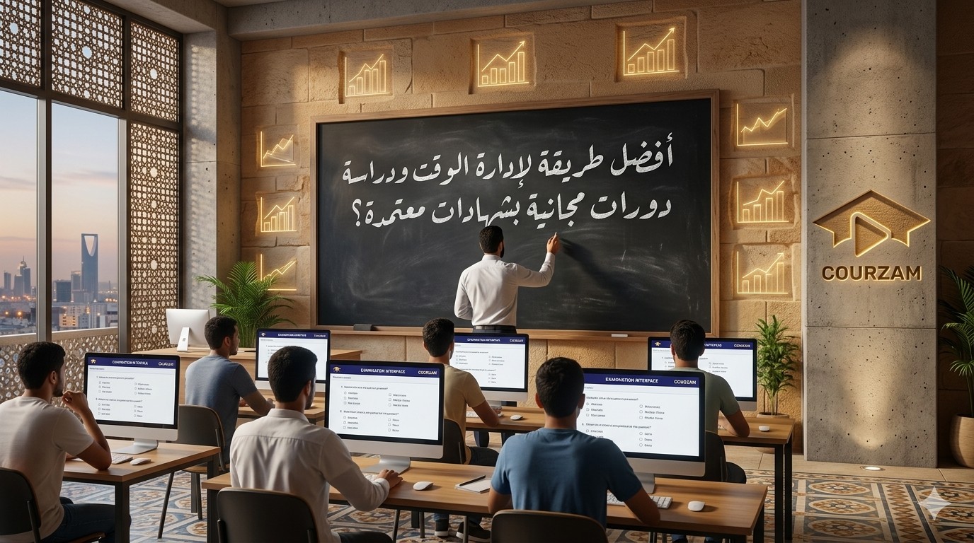 أفضل طريقة لإدارة الوقت ودراسة دورات مجانية بشهادات معتمدة